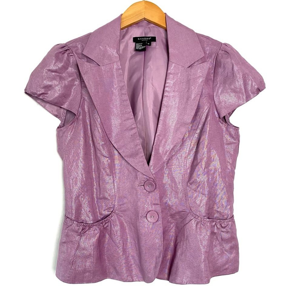 Sandro Sportswear mauve blazer jacket